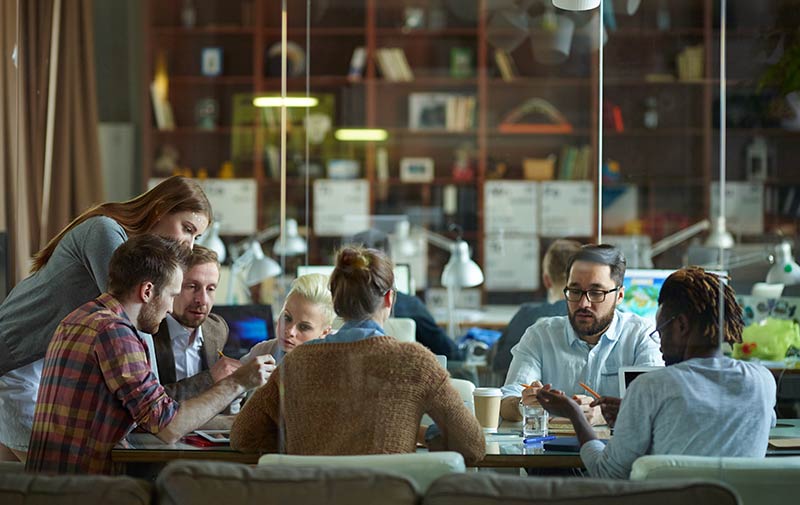 analyze office image